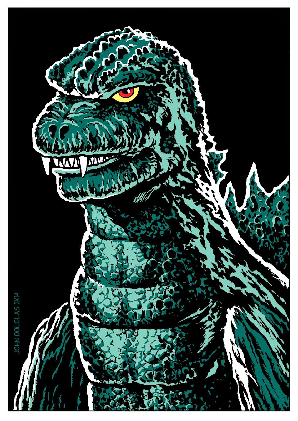 The John Douglas (Mostly) Comic Book Art Site: Gojira / Godzilla (1954)