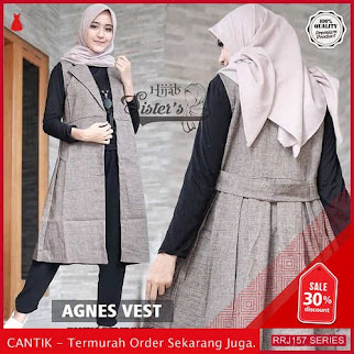 Jual RRJ157O254 Outerwear Agnes Vest Wanita St Terbaru Trendy BMGShop