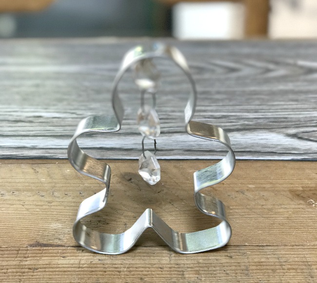 Cookie cutter glass crystal ornaments