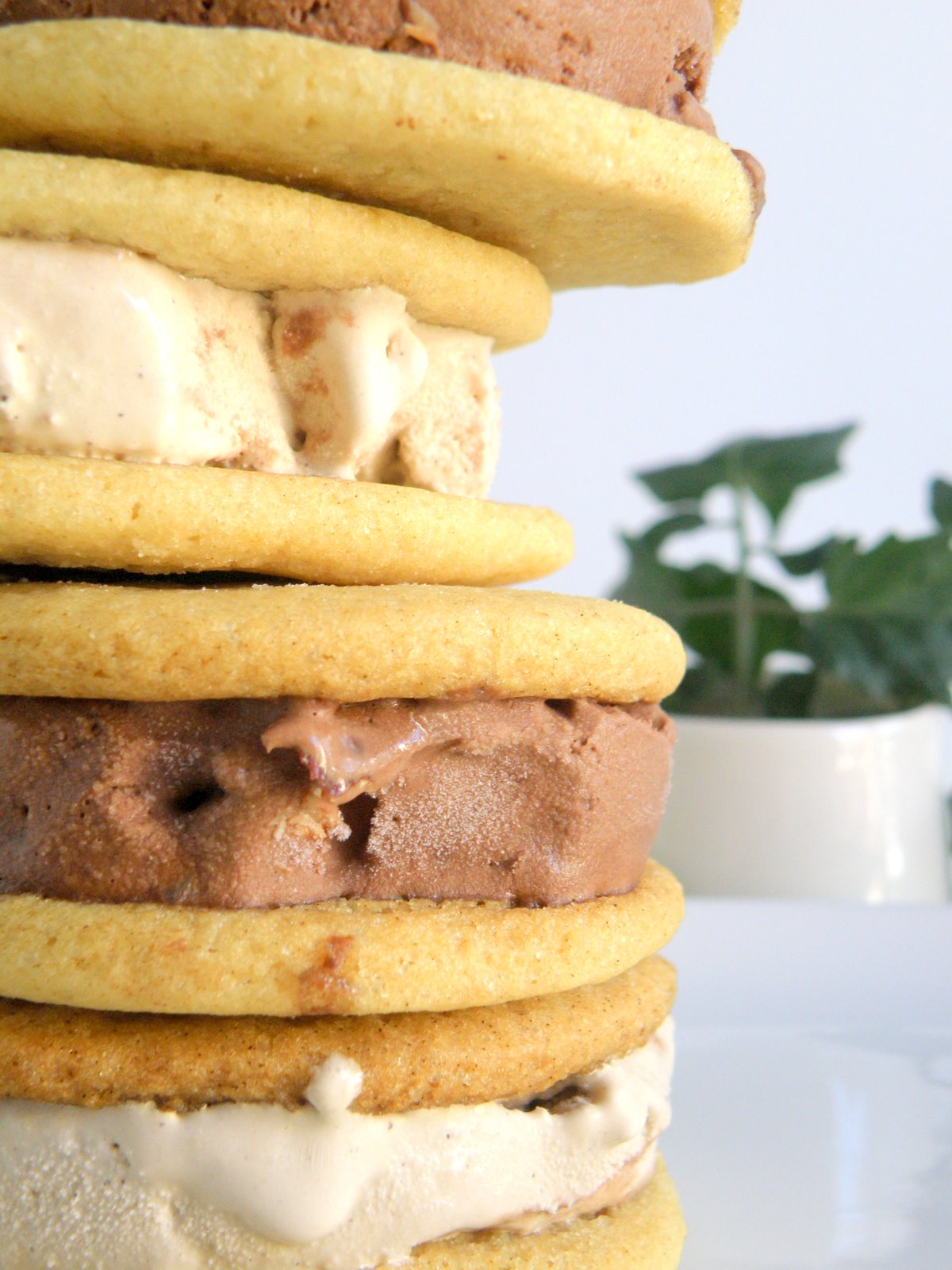 delicuteessen Vegan Sugar Cookie Ice Cream Sandwiches