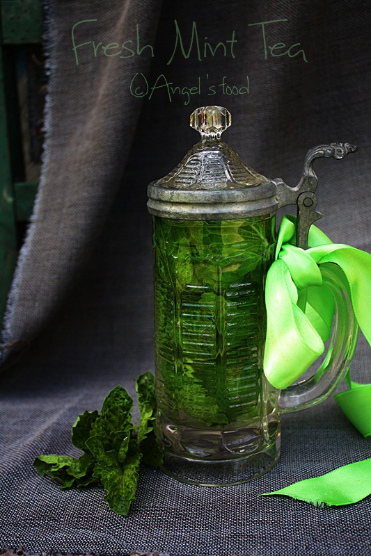 Ceai de menta cu ghimbir