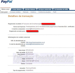 pagamento freebiejeebies paypal dinheiro