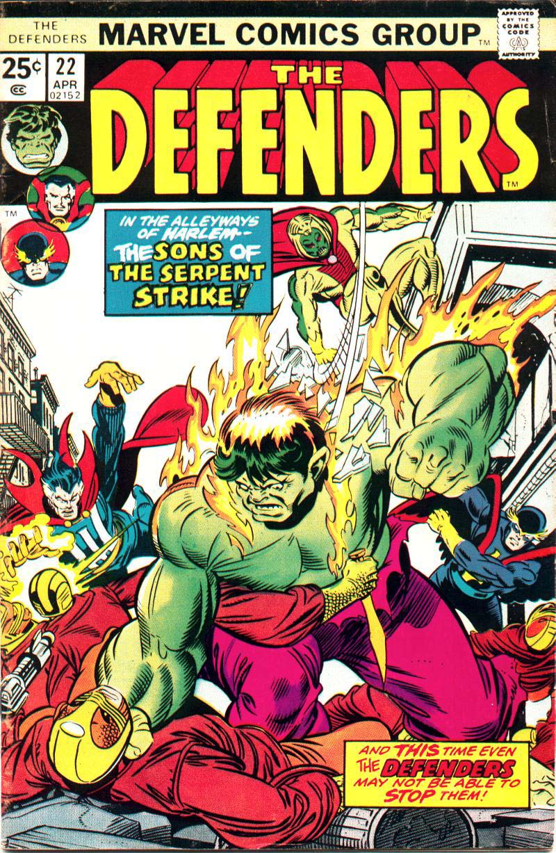 Read online The Defenders (1972) comic -  Issue #22 - 1