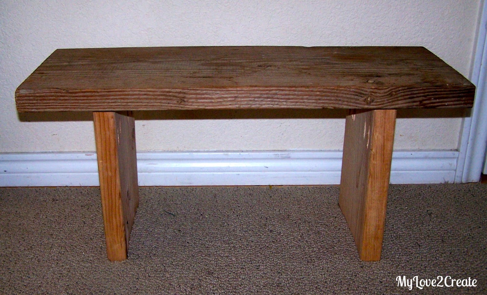 Easiest DIY Bench Ever! | My Love 2 Create