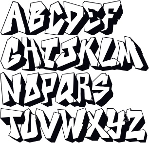 Graffiti Schrift Abc Graffiti Buchstaben A Z Graffiti Schrift Und Bilder