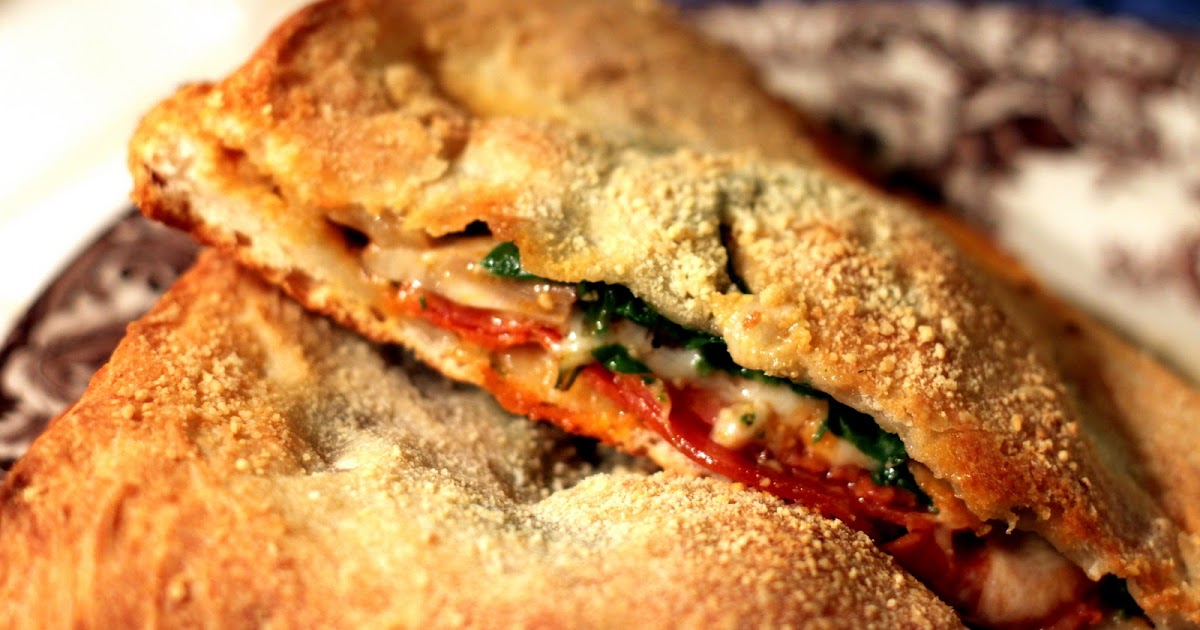 literally, a spoonful: Calzones