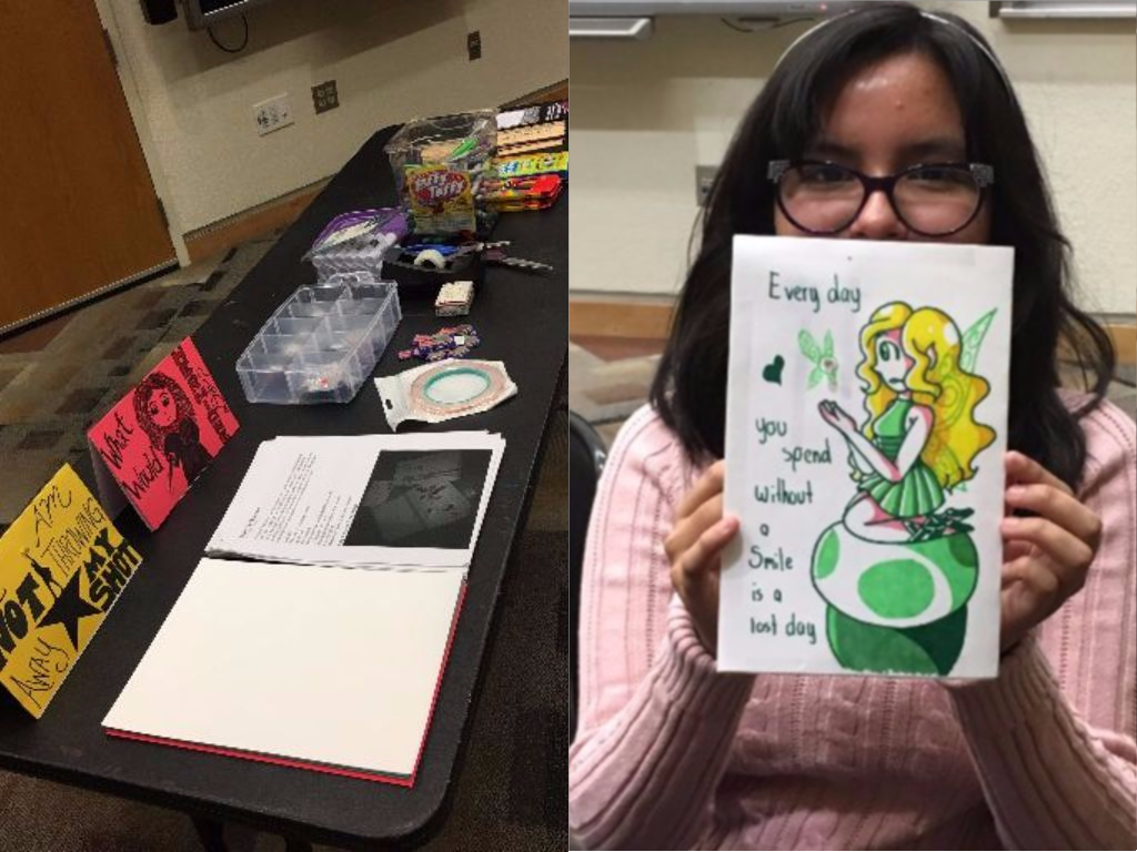 on december 7th the dorris van doren teen hangout group was invited to create cards holiday or otherwise using not only their artistic talents - Artistic Holiday Cards on december 7th the dorris van doren teen hangout group was invited to create cards holiday or otherwise using not only their artistic talents - Artistic Holiday Cards