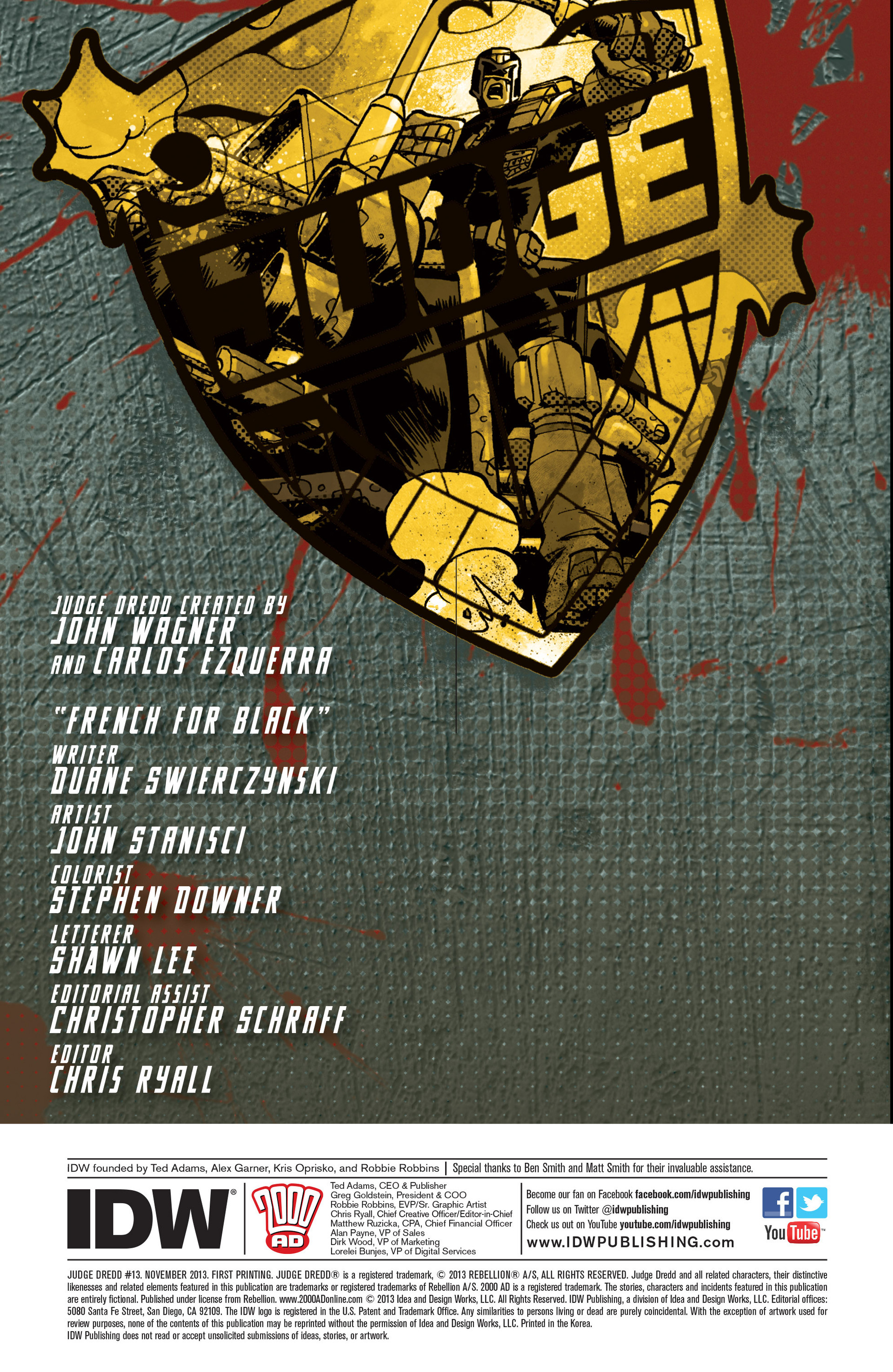 Read online Judge Dredd (2012) comic -  Issue #13 - 2