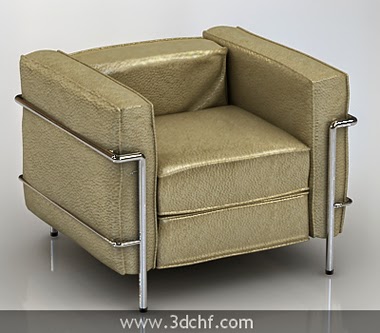 leather chair 3d model