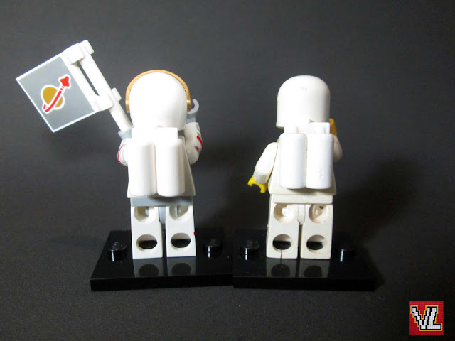 Spaceman e astronaut - mais de 35 anos de distância entre as duas figuras