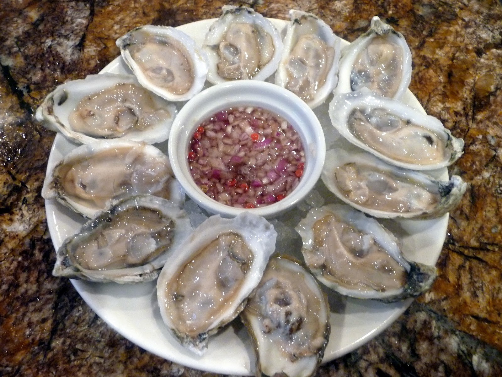 Chef Bolek Oysters with Beer