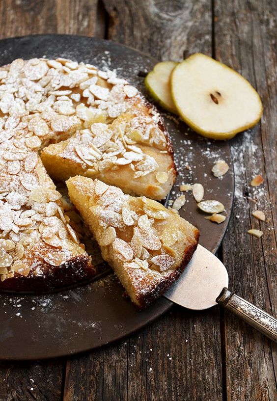 Italian Pear Almond Cake HEALTHY SAFE SCHOOLS