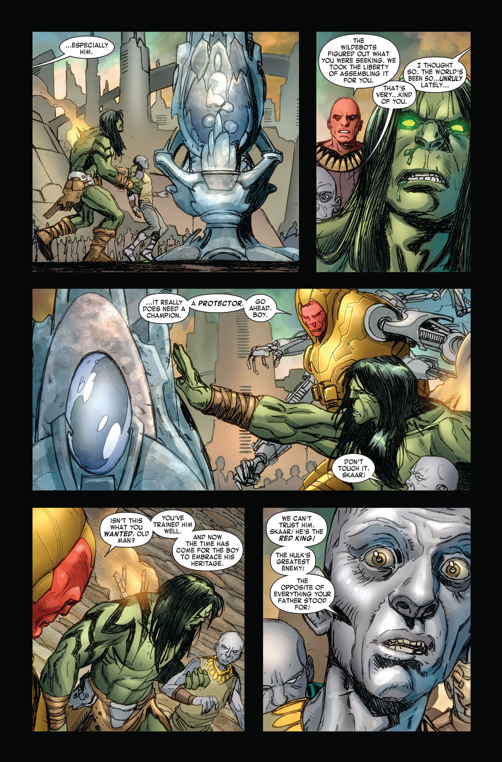 Read online Skaar: Son of Hulk comic -  Issue #6 - 16