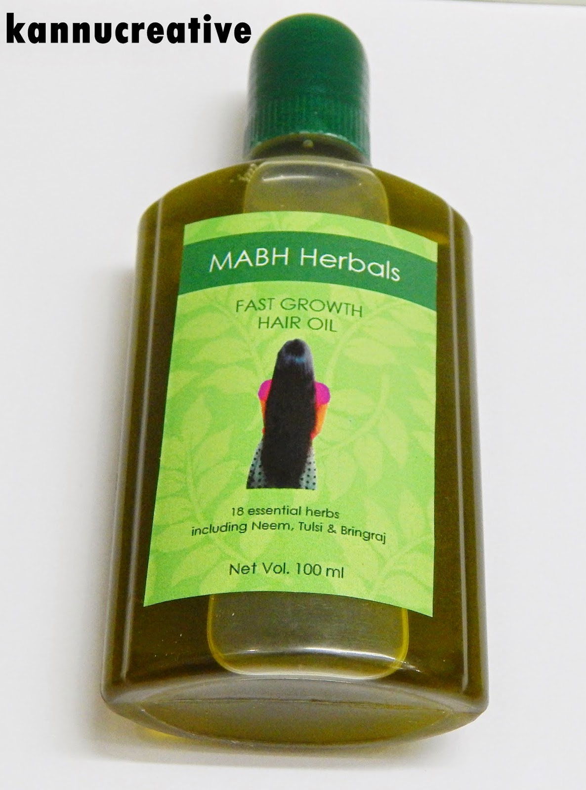 MABH Herbals Fast Growth Hair Oil: Review + Swatch + One month journey +  Before & After Pictures