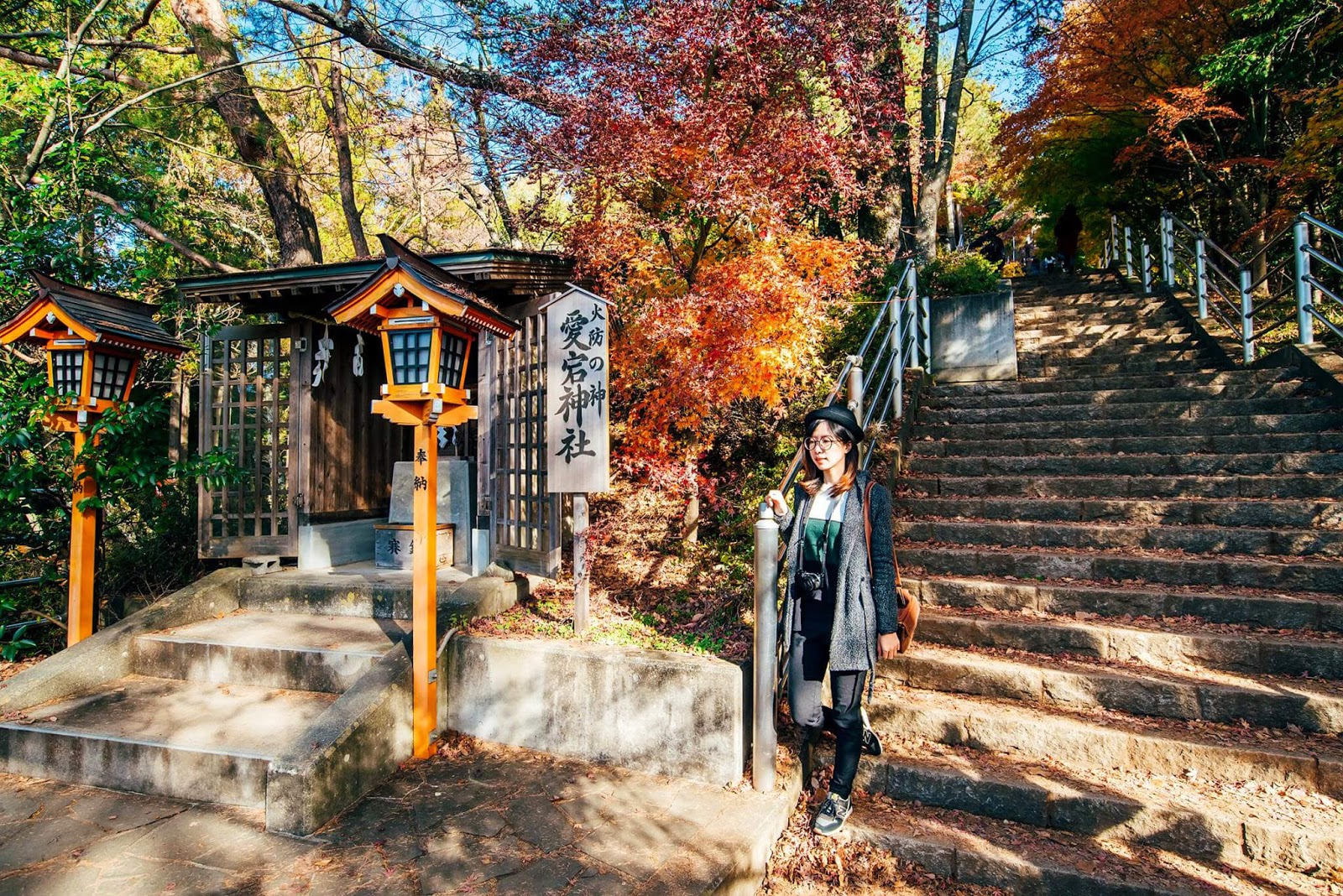 新倉山淺間公園11月紅葉賞楓