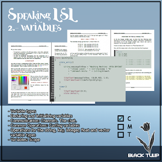 Speaking LSL 02 - Variables