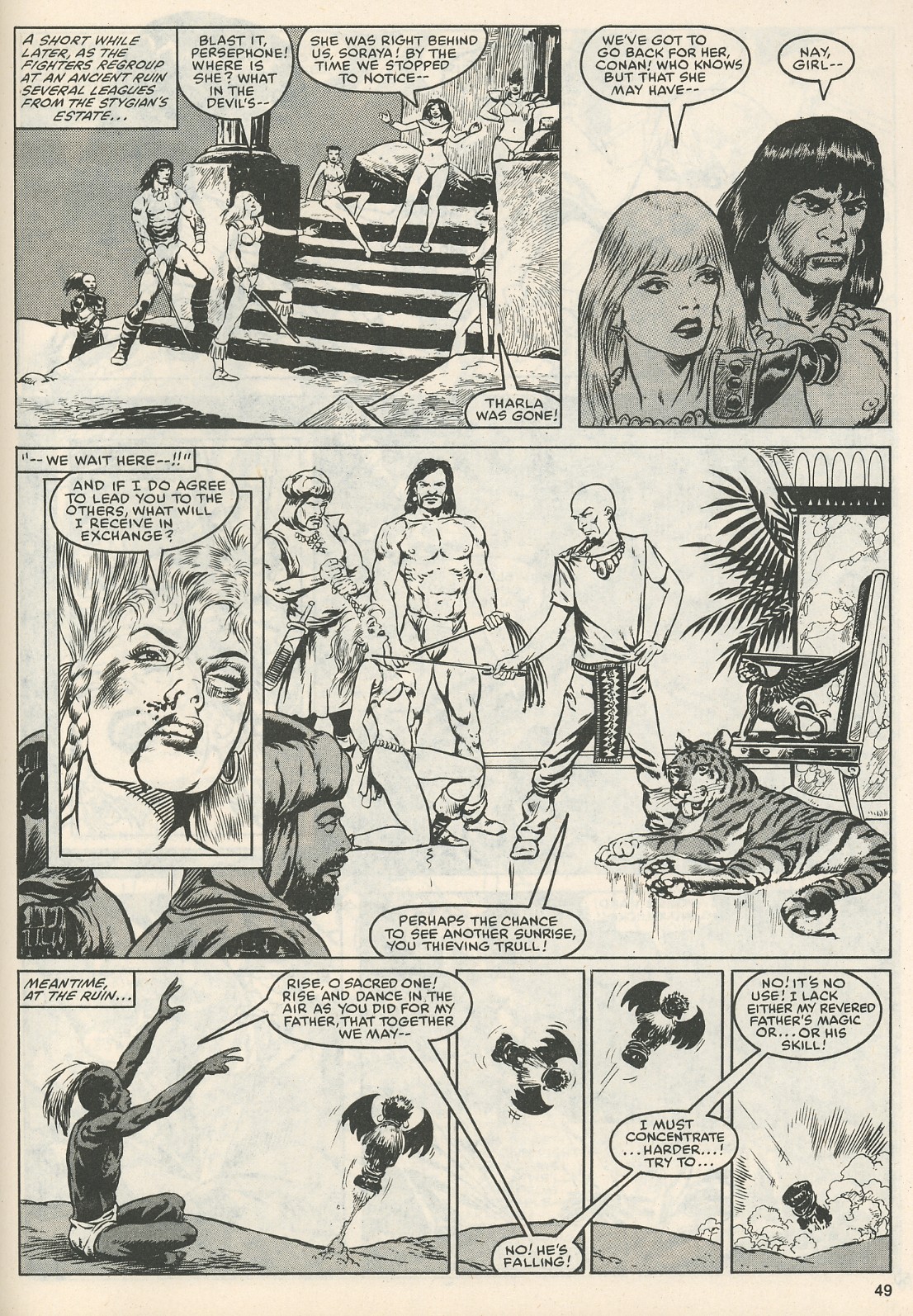 Read online The Savage Sword Of Conan comic -  Issue #111 - 51