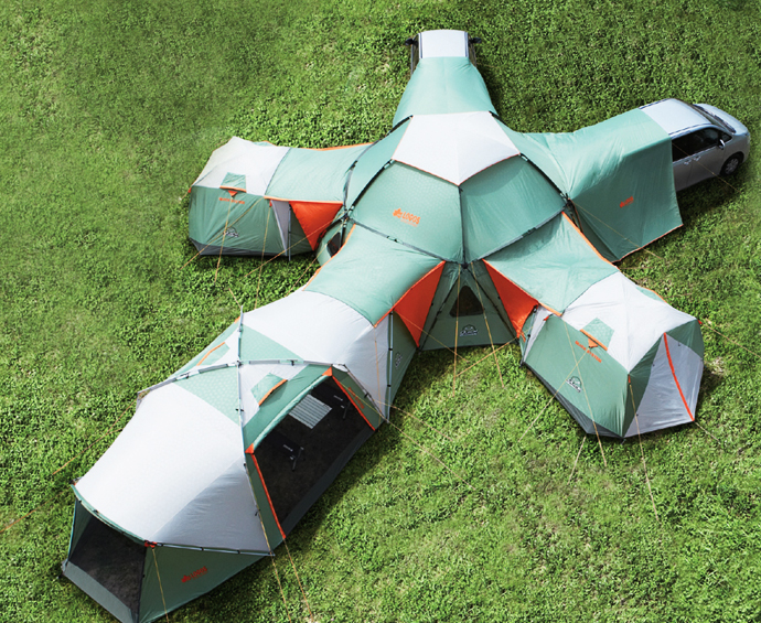Incredible 16-Person Tent With Dining Area & Car Port Will Change Everything You Know About Camping