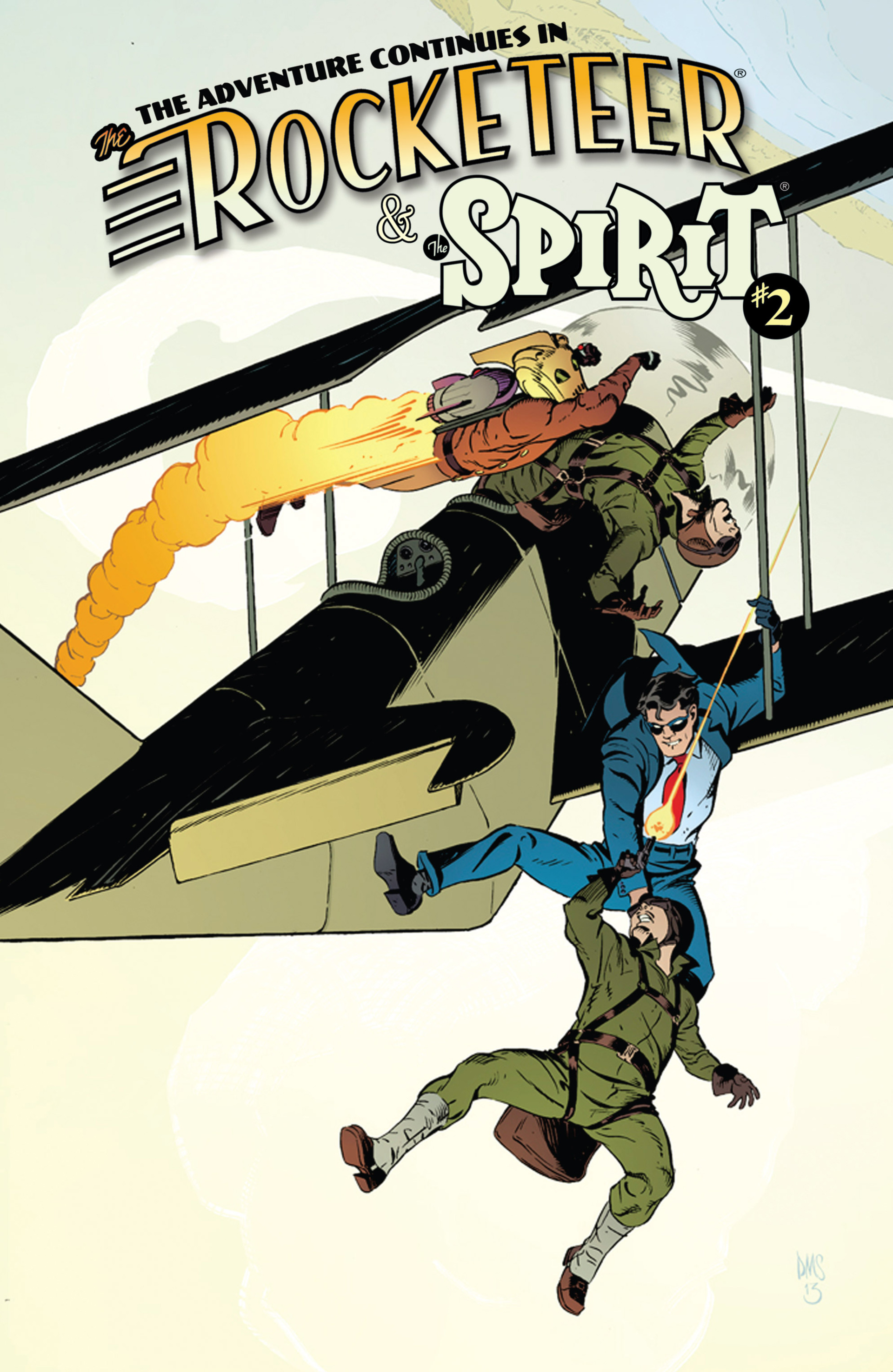 Read online The Rocketeer/The Spirit: Pulp Friction comic -  Issue #1 - 25
