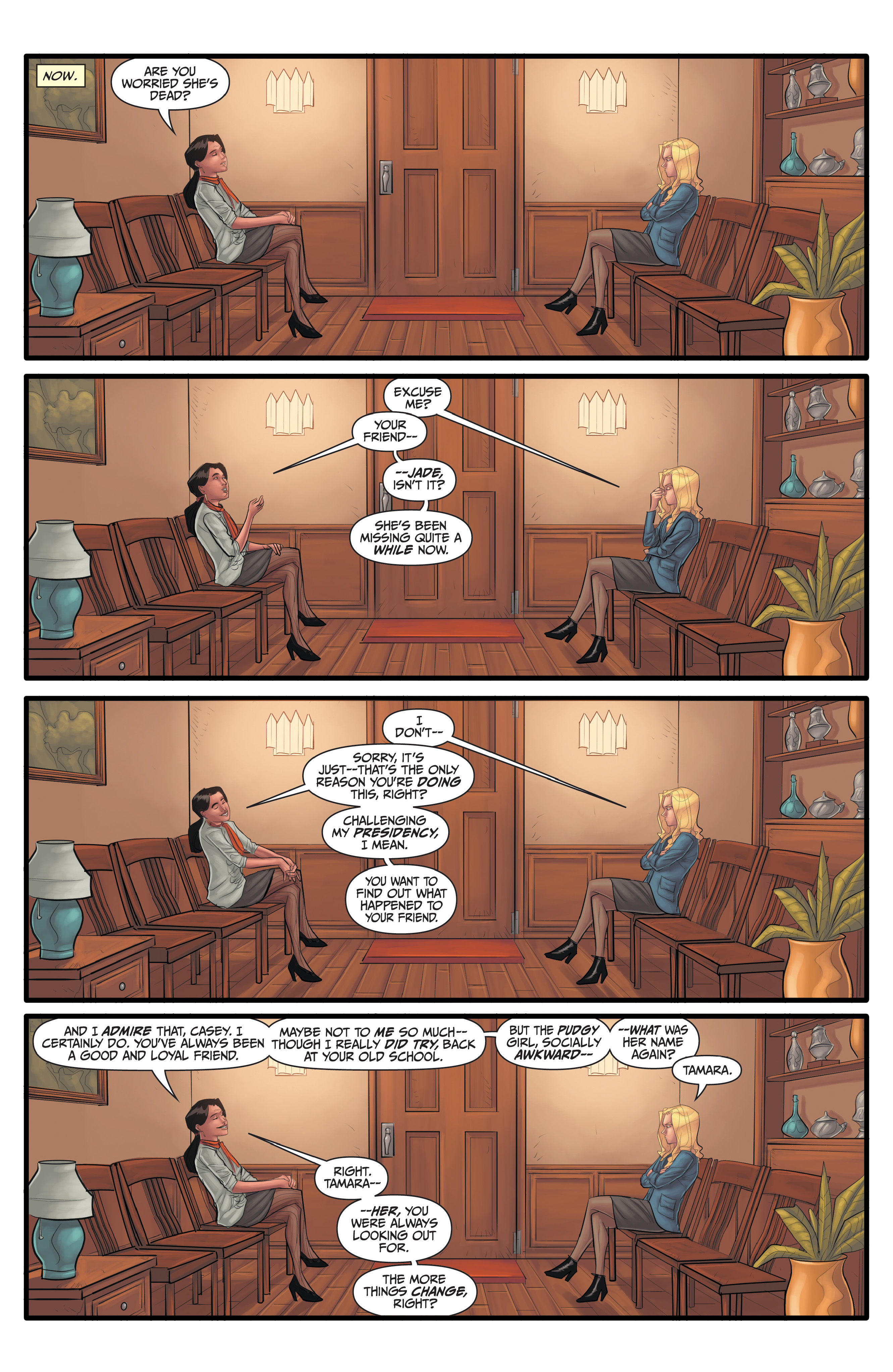 Read online Morning Glories comic -  Issue #48 - 6