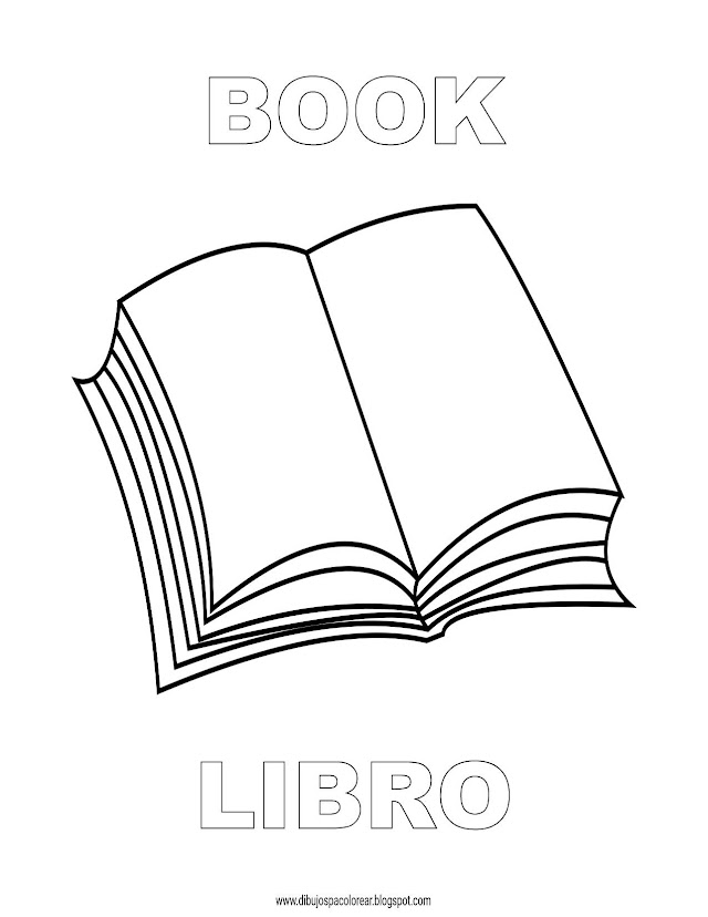 Dibujos Inglés - Español con L: Libro - Book