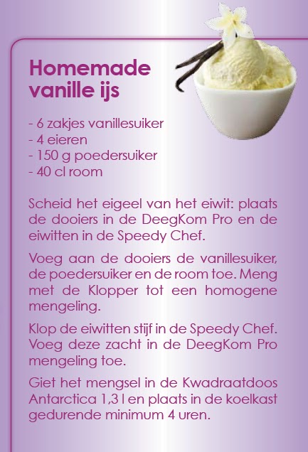 spiegel Zeestraat Ik heb een Engelse les Tatjana's Tupperwarehoekje: Recept om lekkere vanille ijs te maken!