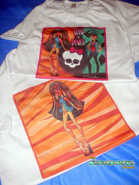 Blusas Personalizadas - Monster High