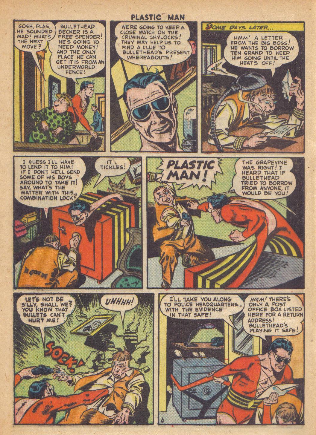 Read online Plastic Man (1943) comic -  Issue #39 - 8