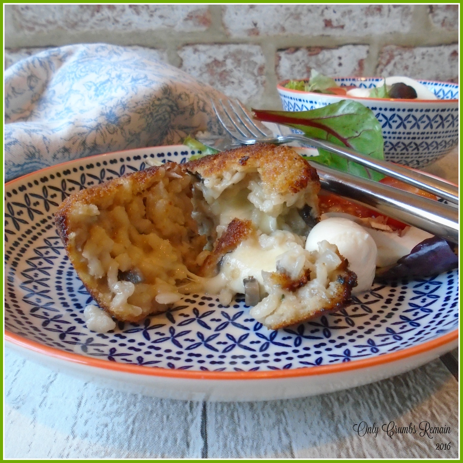 Only Crumbs Remain Risotto & Mozzarella Croquettes