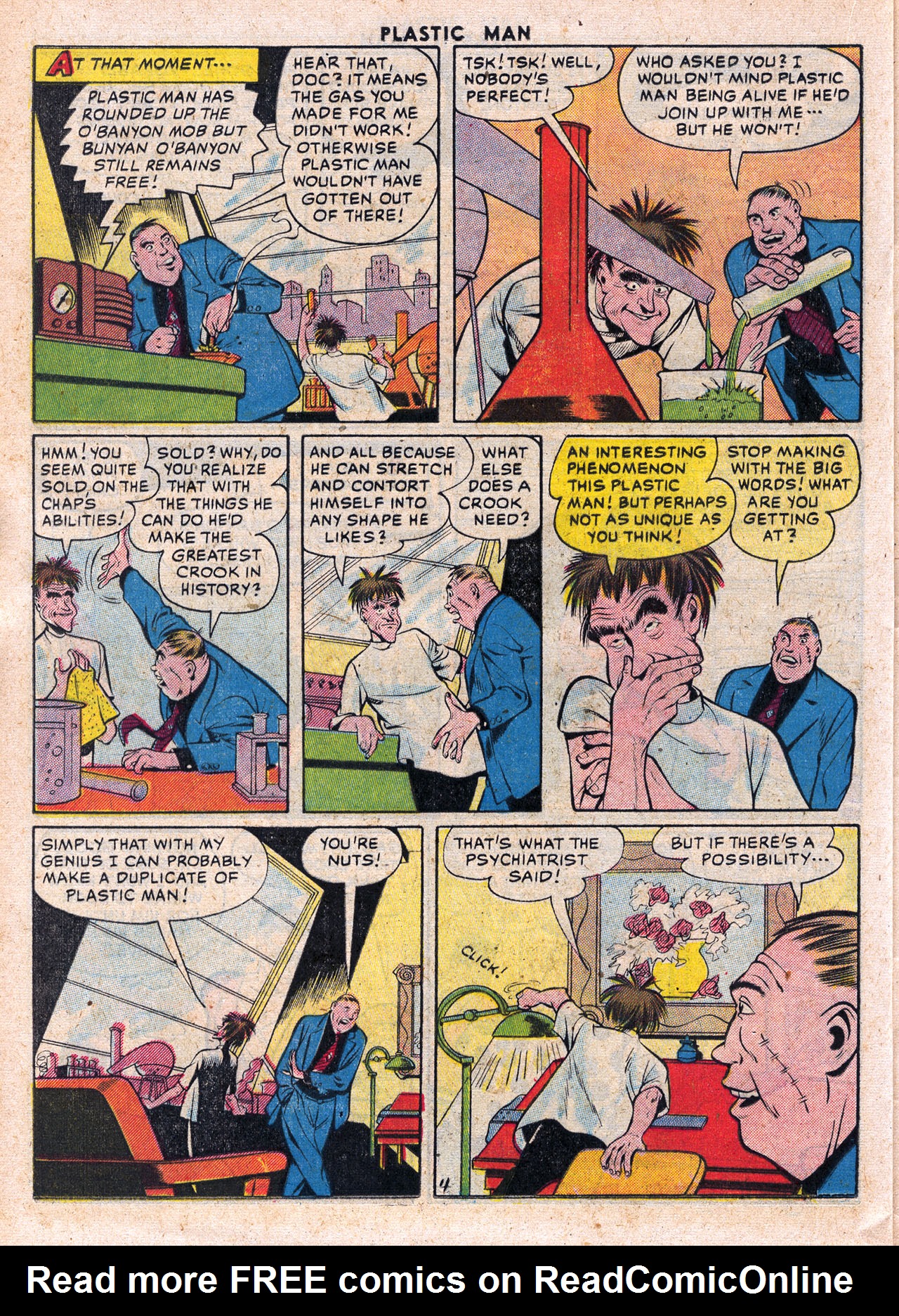 Read online Plastic Man (1943) comic -  Issue #58 - 24