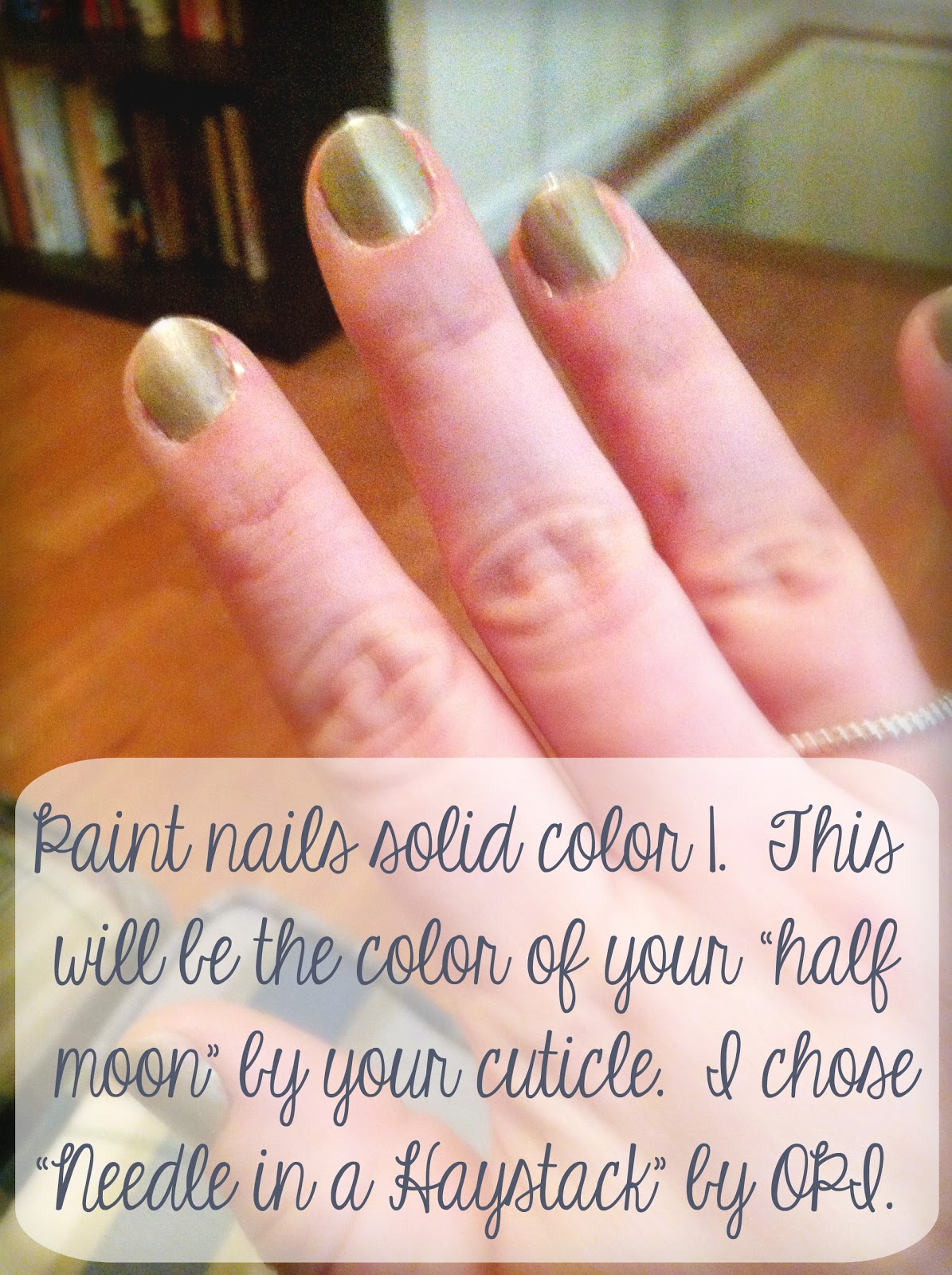 Past Tense of Draw: Saturday DIY on the UES: Half Moon Nails