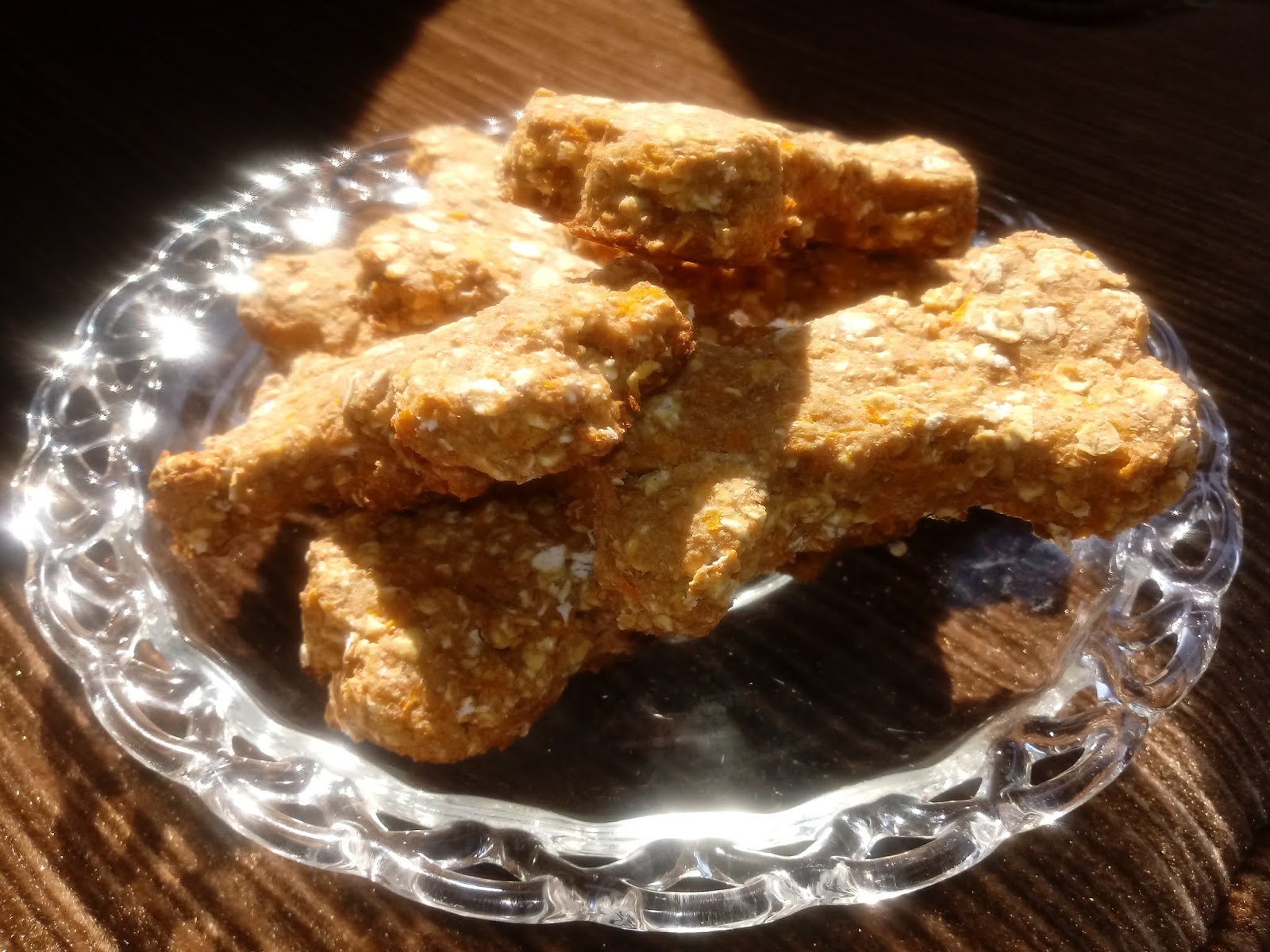 Billfree Farms Food Blog Applesauce, Carrot and Oats Dog Treats