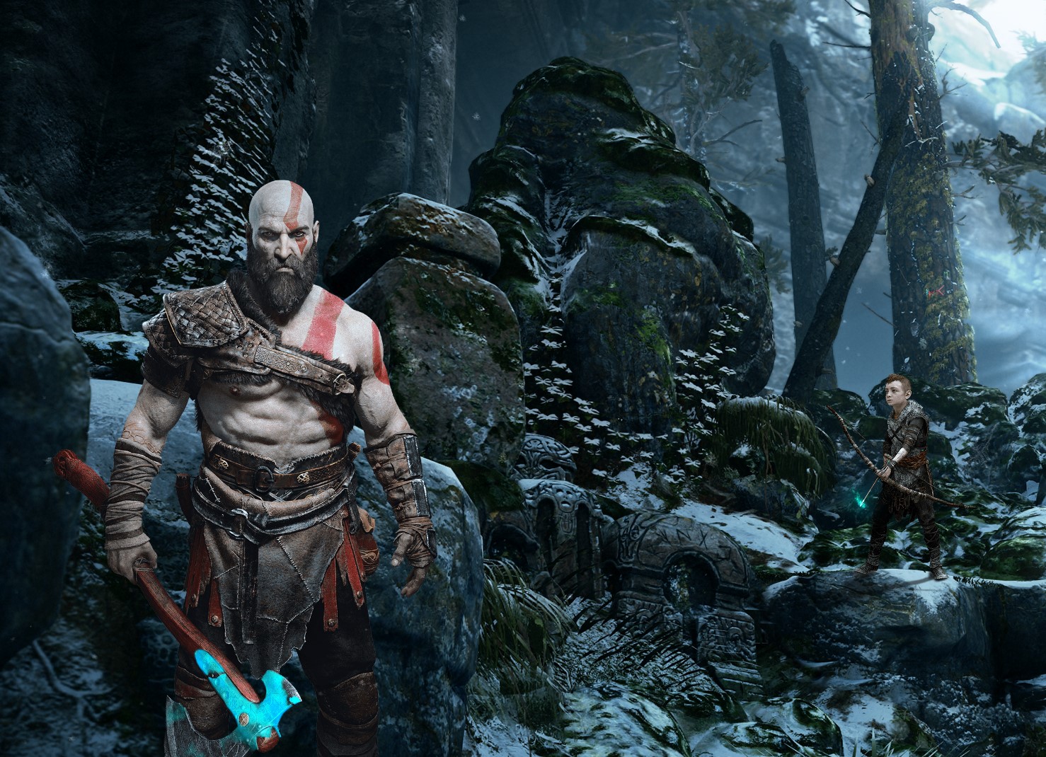 God Of War Kratos And Boy 4k Live Wallpapers Free Download
