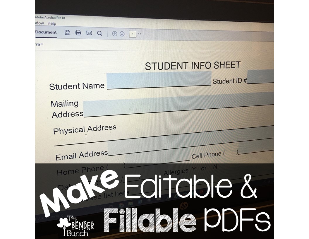 how to create a fillable pdf form adobe acrobat pro