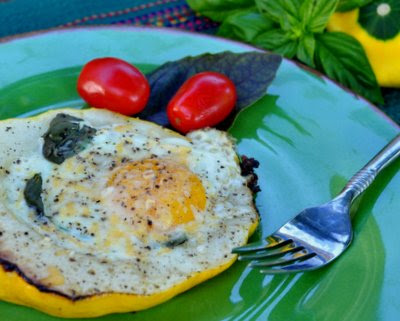 Toad in a Pattypan Hole by A Veggie Venture