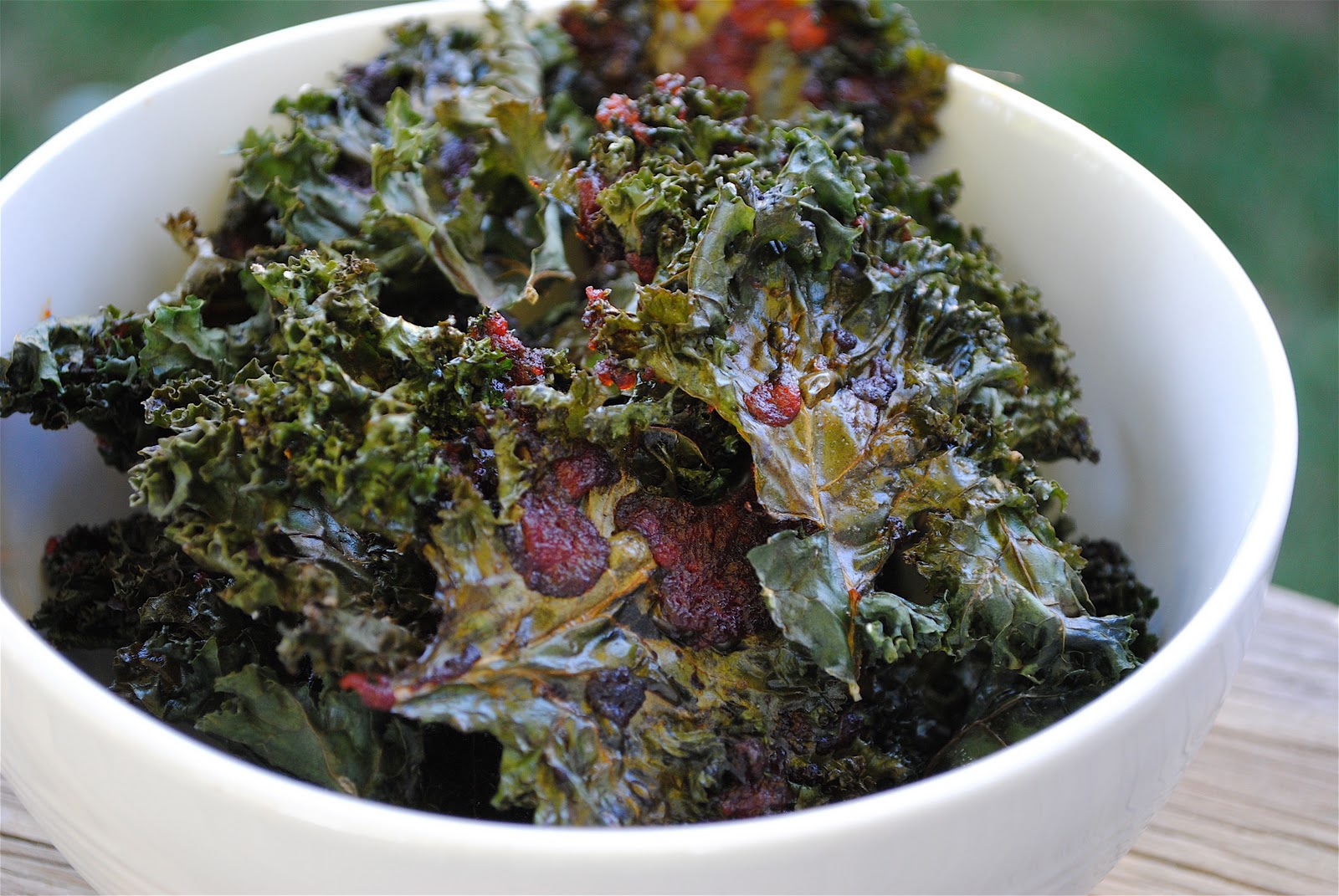 Recipe Doodle CHILI SAUCE KALE CHIPS