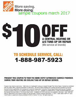 free Home Depot coupons for march 2017