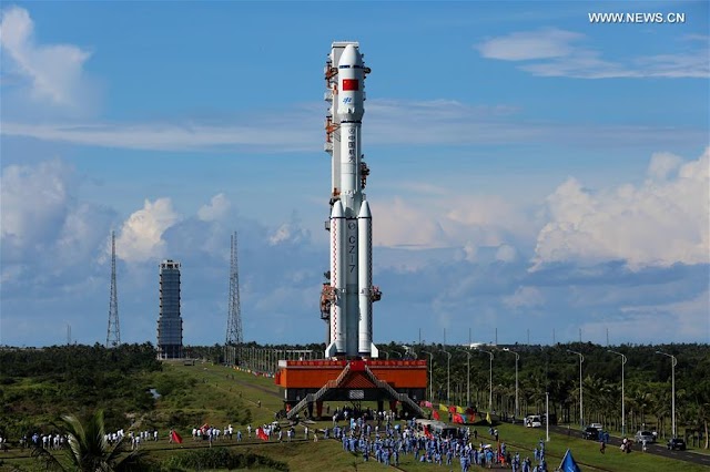 China launches its most powerful heavy-lift rocket