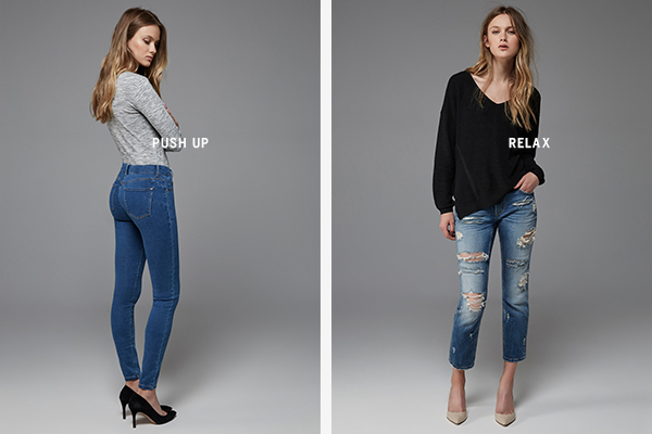 Bershka jeans para chicas push-up relax