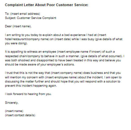 How To Write A Complaint Letter About Bad Customer Service How To Write A Complaint Letter About Bad Customer Service