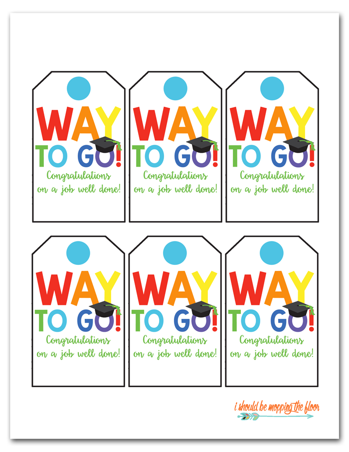 Free Printable End-of-School Gift Tags