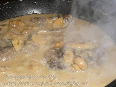Bulalo Steak with Mushroom Sauce - Cooking Procedure Bulalo Steak with Mushroom Sauce - Cooking Procedure