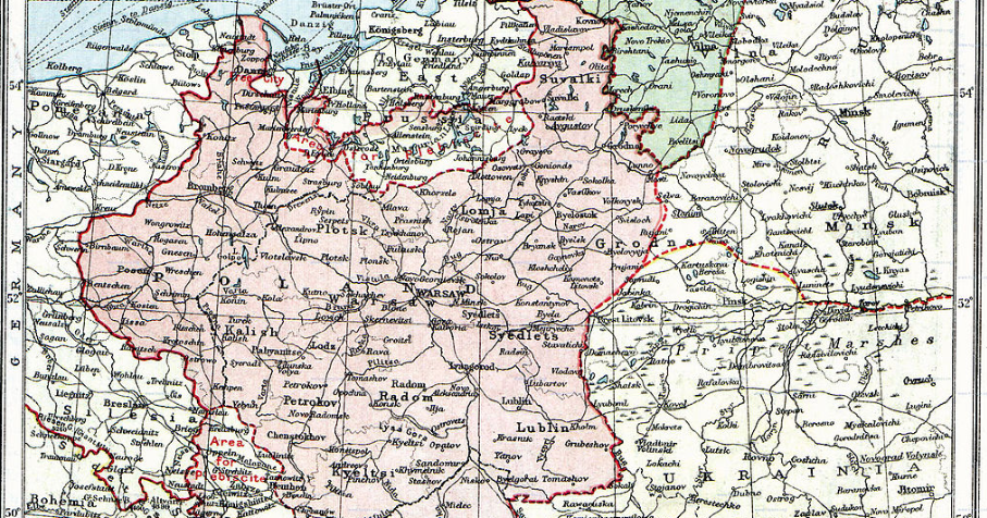 Карта польши 1939. Польша в границах 1918. Карта Польши в 1918 году.
