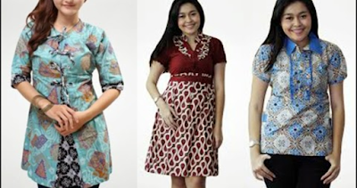 Batik model gaun, cocok untuk wanita gemuk Batik model gaun, cocok untuk wanita gemuk