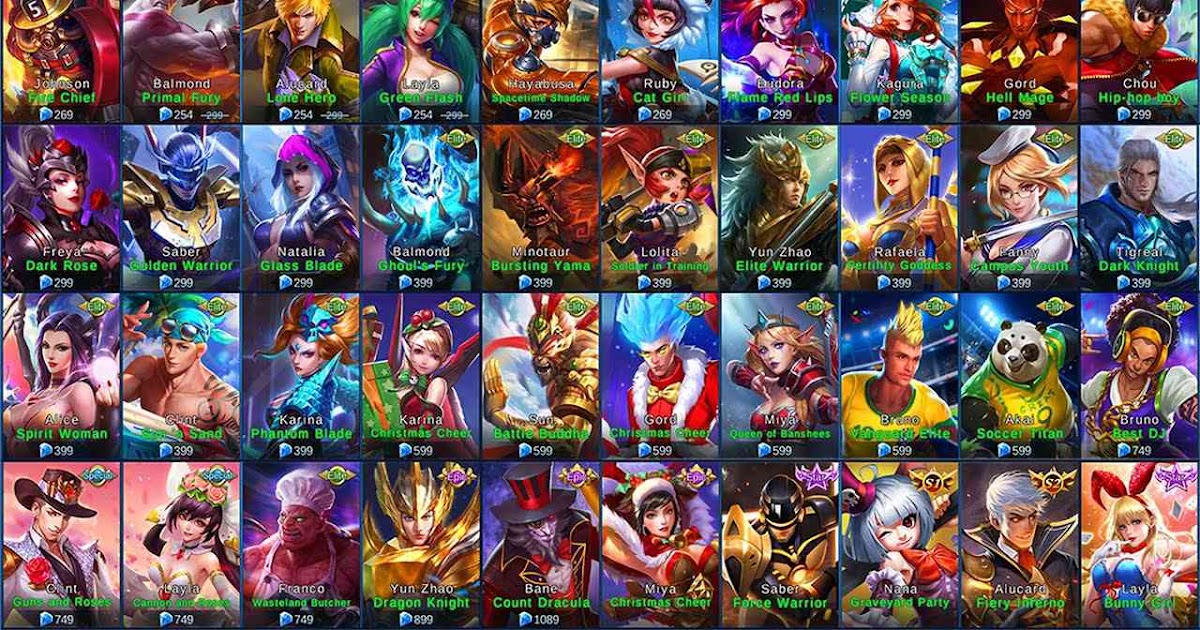 10 Cara Mendapatkan Skin Hero Mobile Legends Gratis 100 Berhasil