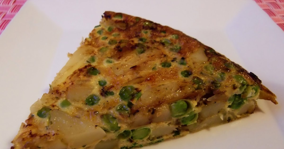 Spanische Tortilla mit Erbsen