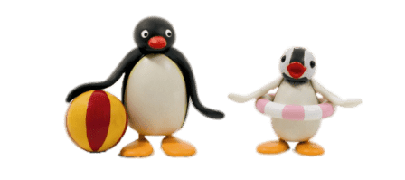 Cartoon Characters: Pingu and Rick & Morty (PNG)