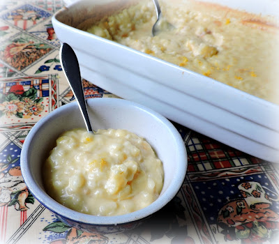 Lemon Rice Pudding