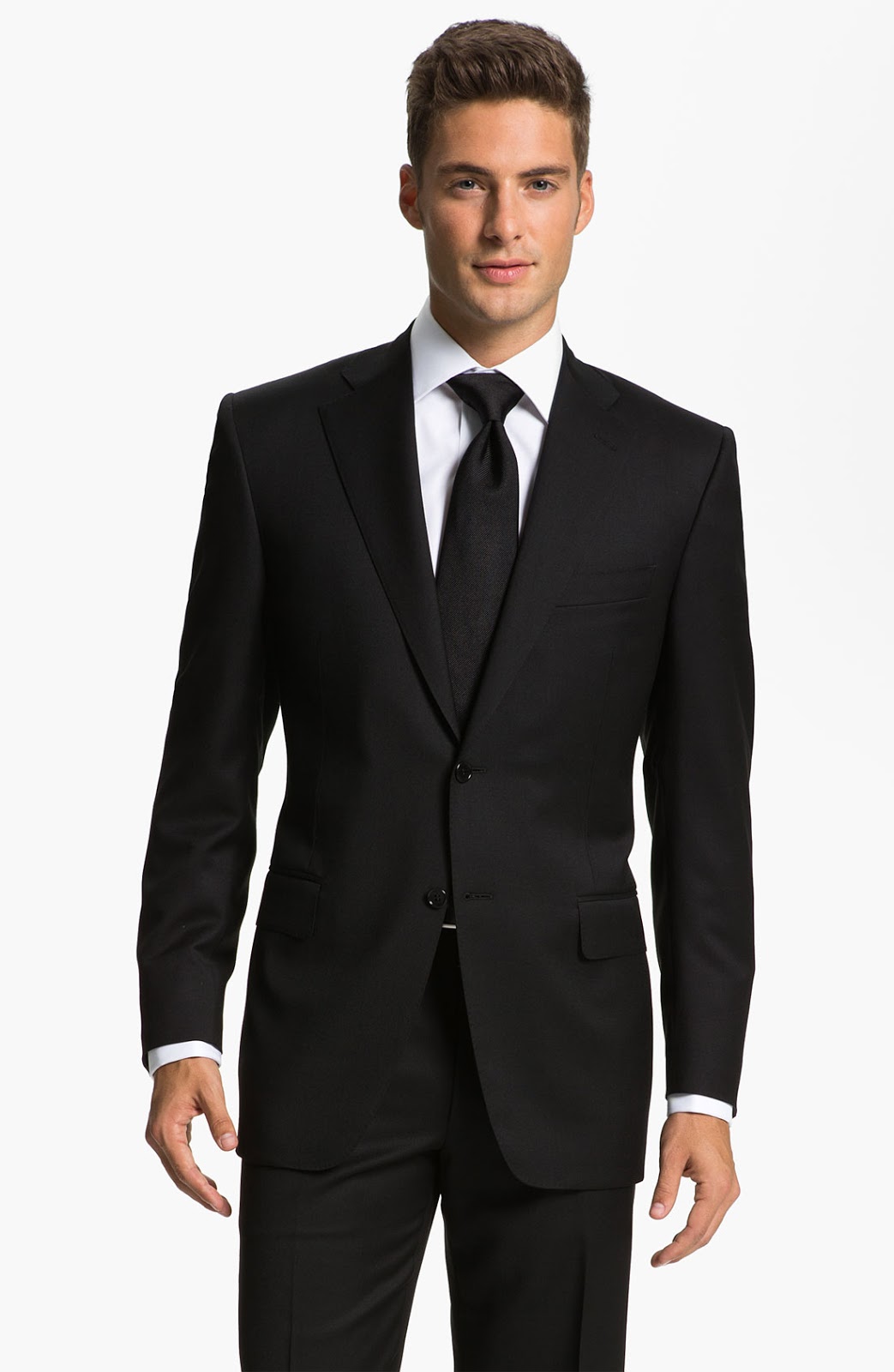 Canali Wool Suit Fashion Groom