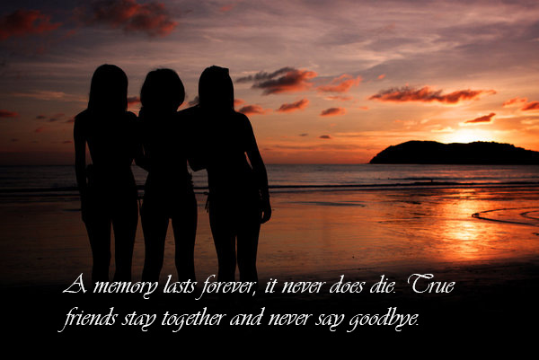 A memory lasts forever | Nice Picture Quotes